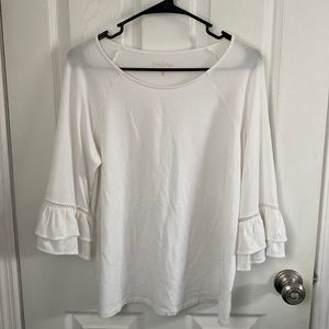 Womens Blouse, Lilly Pulitzer, L, White